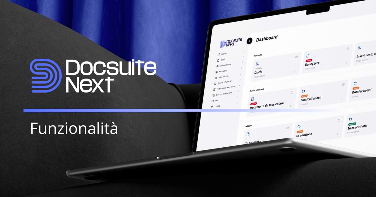 Funzionalità di Docsuite Next
