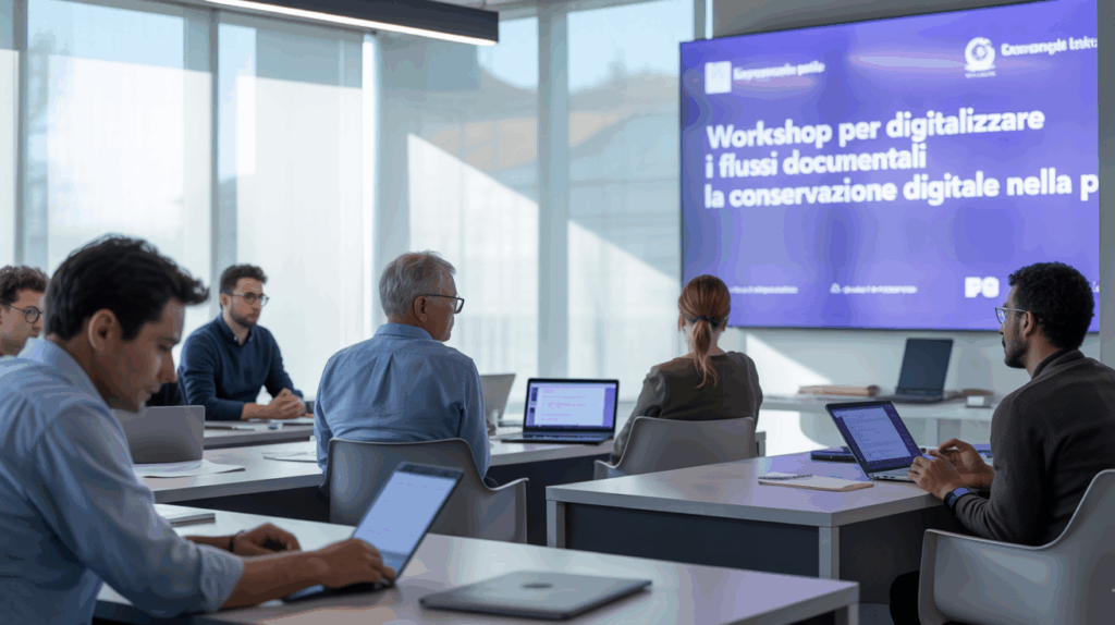 Workshop per Digitalizzare i Flussi Documentali e la Conservazione Digitale nella PA