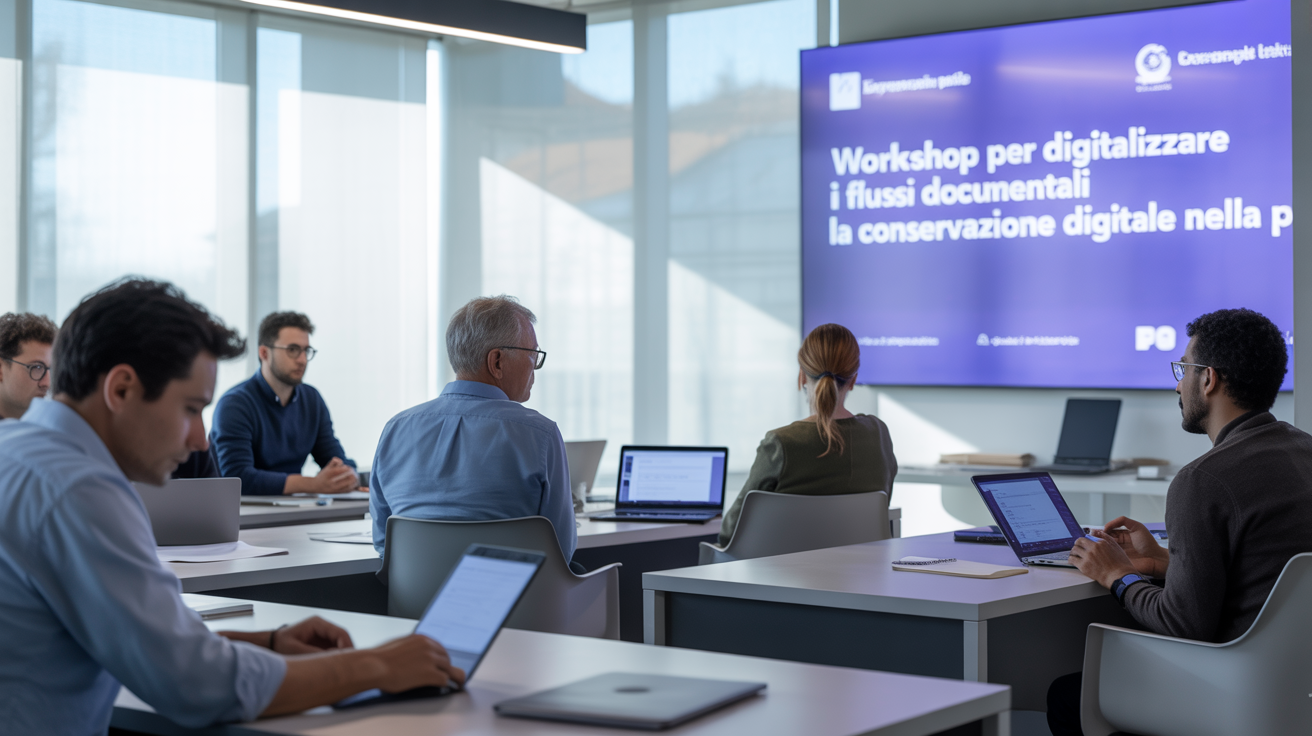 Workshop per Digitalizzare i Flussi Documentali e la Conservazione Digitale nella PA